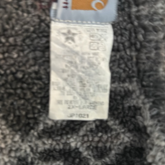 Vintage Carhartt Southwestern Sherpa Lined Aztec Jacket JP1021 XXL - Picture 10 of 10